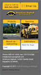 Mobile Screenshot of americanasphalt.com
